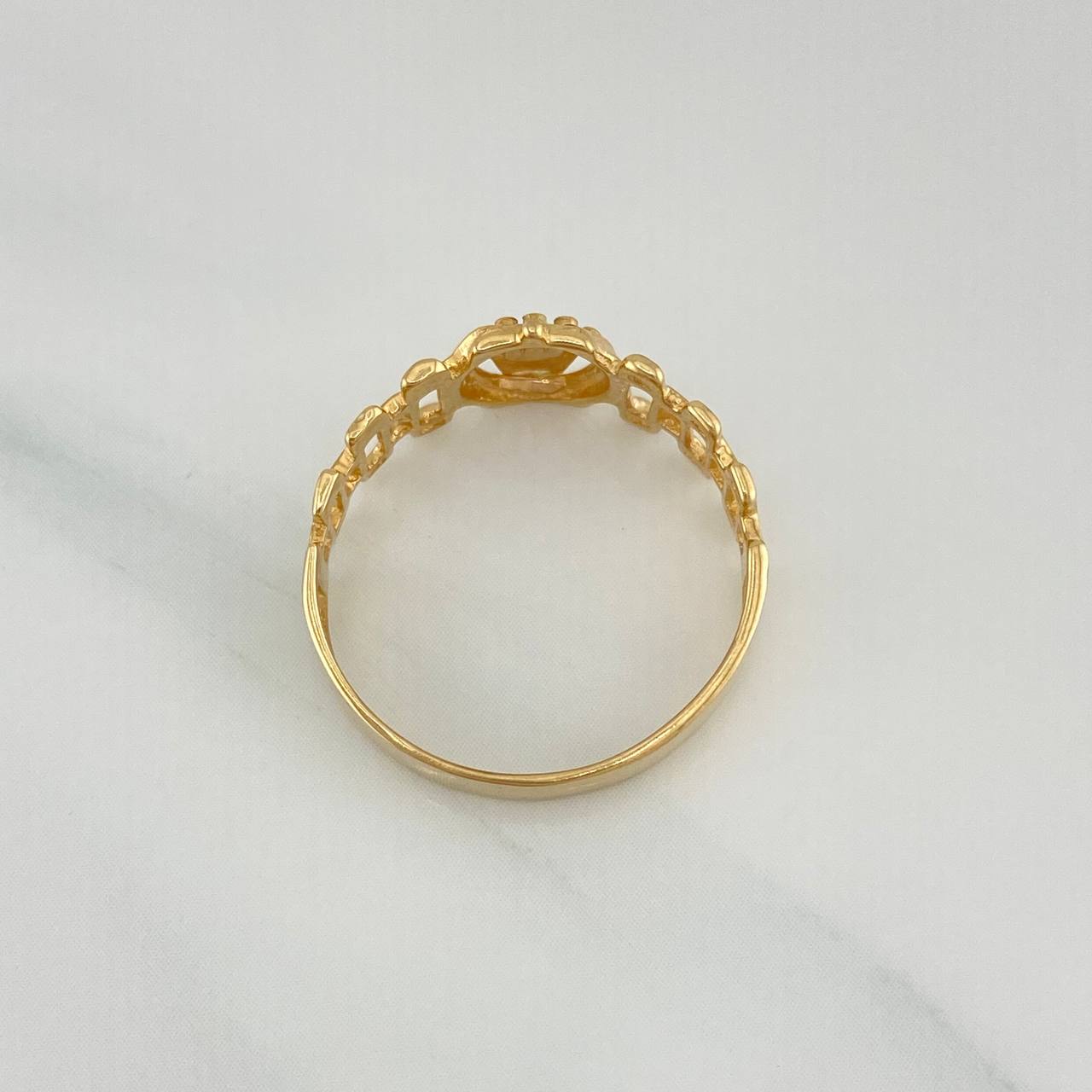 Anillo Correa Corona 2.1 g / T7 1/2 Oro Amarillo 18K
