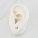 Topos Bola Diamantada 0.5g / 4mm Oro Rosa 18K