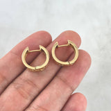 Candongas Tornillo 4.45gr / 1.5cm / Oro Amarillo
