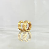 Candongas Tornillo 4.45gr / 1.5cm / Oro Amarillo