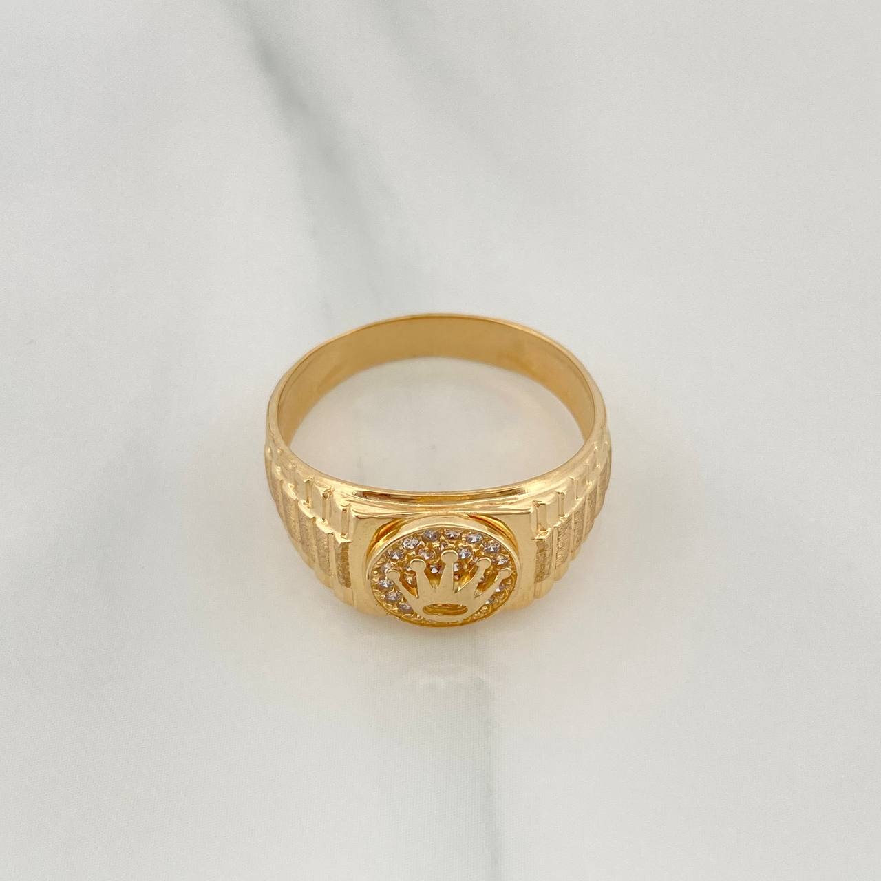 Anillo Correa Corona 4.1 g / T9 Oro Amarillo 18K