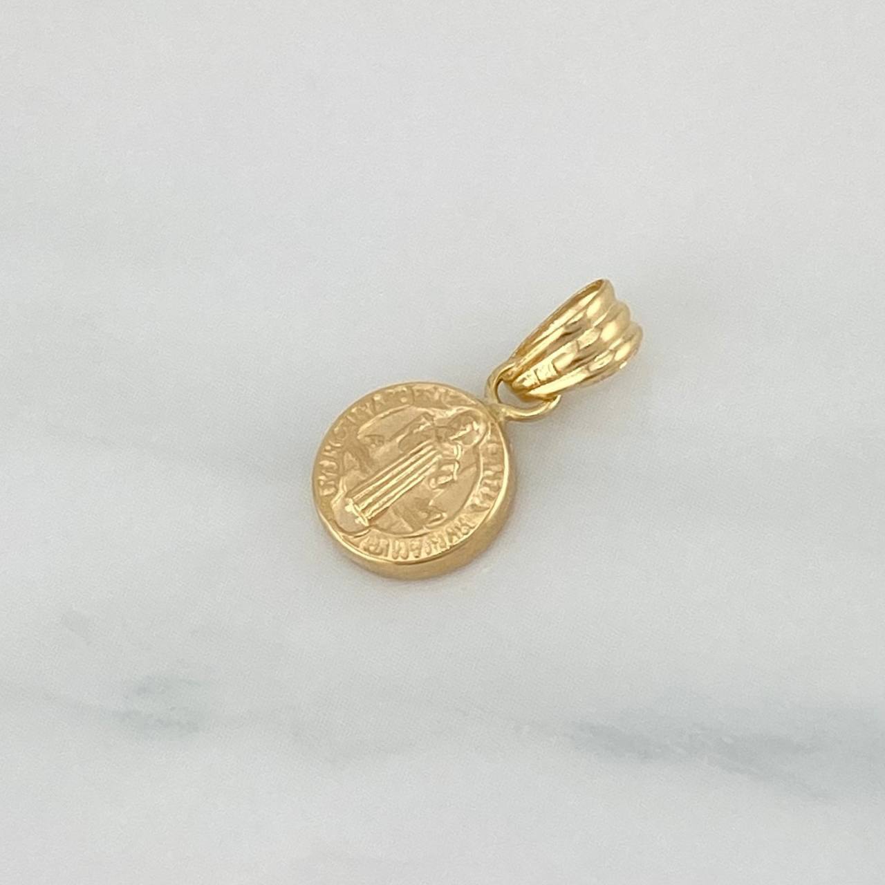 Dije San Benito 0.45 g / 1.6 cm Oro Amarillo 18K
