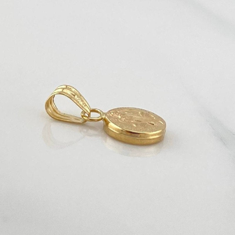 Dije San Benito 0.45 g / 1.6 cm Oro Amarillo 18K