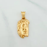 Dije Rostro Cristo 2.7 g / 3.2 cm Oro Amarillo 18K