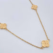 Cadena Trebol 4.95gr / 46cm / 1.1mm Oro Amarillo 18K $