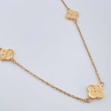 Cadena Trebol 4.95gr / 46cm / 1.1mm Oro Amarillo 18K $