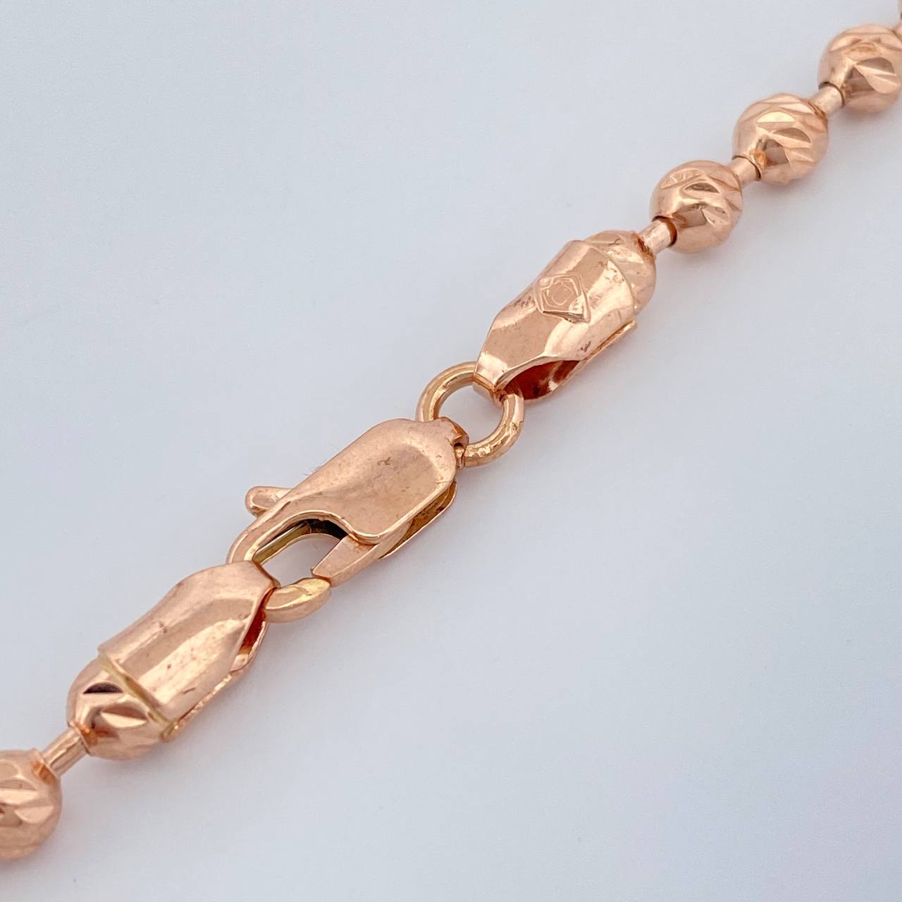 Cadena Militar 29.5gr / 66.5cm / Oro Rosa 18K $