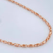 Cadena Rustica Rombos 13.35gr / 45.5cm / 3mm Oro Rosa 18K $