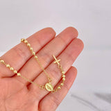 Rosario Virgen Milagrosa 5.75g / 50cm / 3mm Oro Amarillo 18K