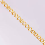 Cadena Cubana Infinito 14.1g / 50cm / 4.8mm Oro Amarillo 18K