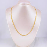 Cadena Cubana Infinito 14.4g / 50cm / 4.8mm Oro Amarillo 18K