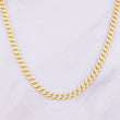 Cadena Cubana Infinito 8.35g / 45cm / 3.8mm Oro Amarillo 18K