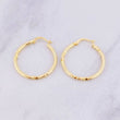 Candongas Megan 1.8g / 3cm Oro Amarillo 18K