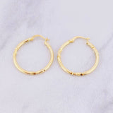 Candongas Megan 1.85g / 2.9cm Oro Amarillo 18K