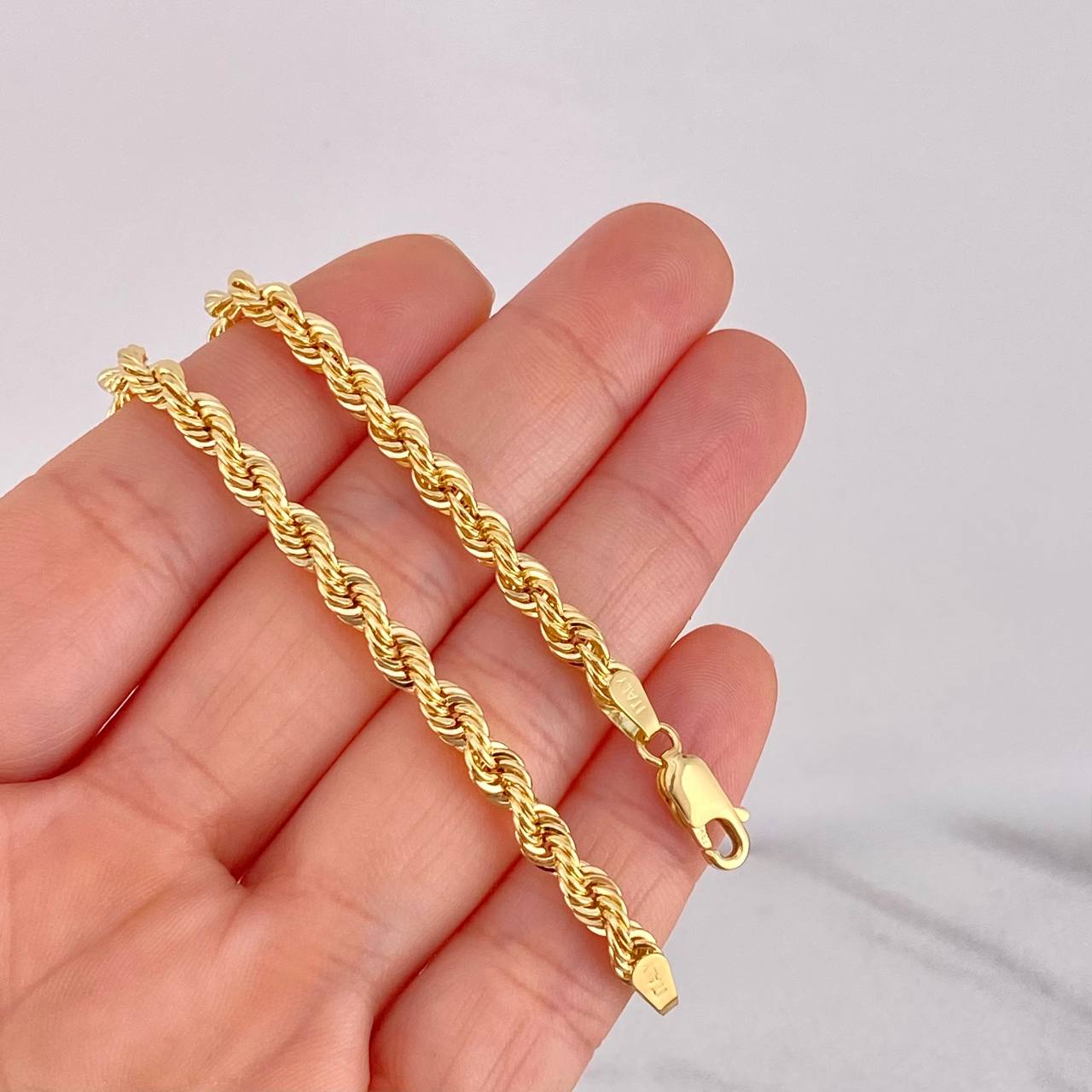 Pulso Lazo 5g / 20.2cm / 4.3mm Oro Amarillo 18K