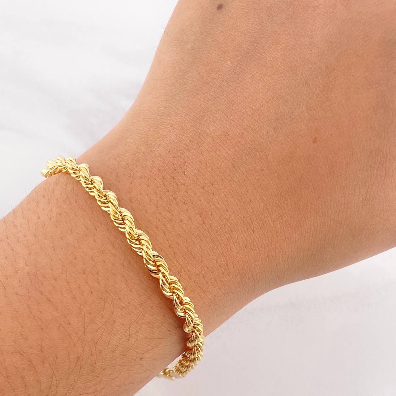 Pulso Lazo 5.1g / 20.4cm / 4.3mm Oro Amarillo 18K