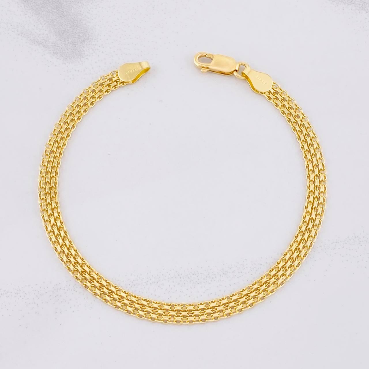 Pulso Chino 5.65g / 19.8cm / 4.7mm Oro Amarillo 18K