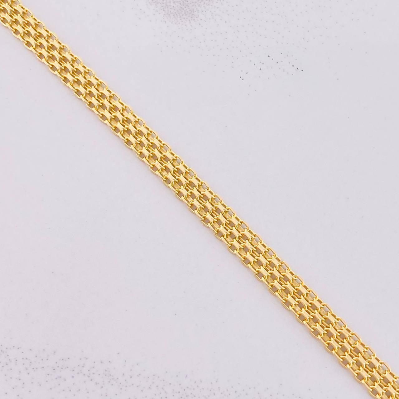Pulso Chino 5.65g / 19.8cm / 4.7mm Oro Amarillo 18K