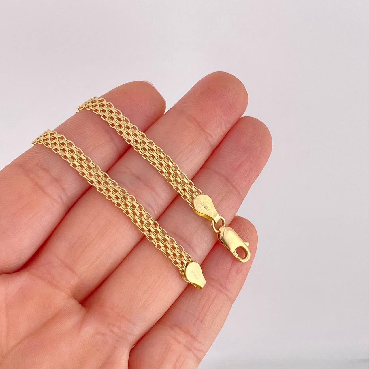Pulso Chino 5.65g / 19.8cm / 4.7mm Oro Amarillo 18K