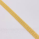 Pulso Chino 8.9g / 20.4cm / 7mm Oro Amarillo 18K