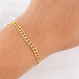Pulso Panzer 5g / 20.9cm / 3.4mm Oro Amarillo 18K