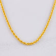 Cadena Lazo 3.35g / 60cm / 2.2mm Oro Amarillo 18K