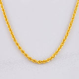 Cadena Lazo 3.35g / 60cm / 2.2mm Oro Amarillo 18K