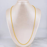 Cadena Lazo 3.35g / 60cm / 2.2mm Oro Amarillo 18K
