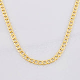 Cadena Cubana 6g / 60cm / 3.2mm Oro Amarillo 18K