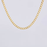 Cadena Cubana 5.65g / 60cm / 3.2mm Oro Amarillo 18K
