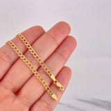 Cadena Cubana 5.65g / 60cm / 3.2mm Oro Amarillo 18K