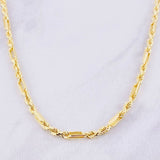 Cadena Lazo Especial 17g / 60cm / 3.5mm Oro Amarillo 18K