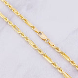 Cadena Lazo Especial 17g / 60cm / 3.5mm Oro Amarillo 18K