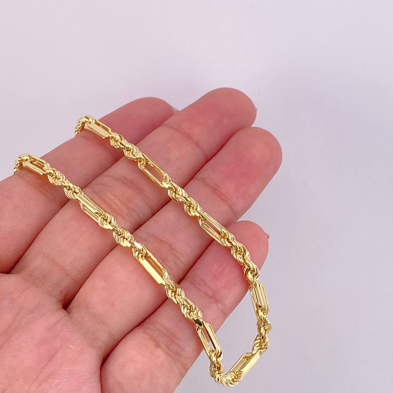 Cadena Lazo Especial 17g / 60cm / 3.5mm Oro Amarillo 18K