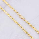Cadena Lazo Especial 12.6g / 60cm / 3mm Oro Amarillo 18K