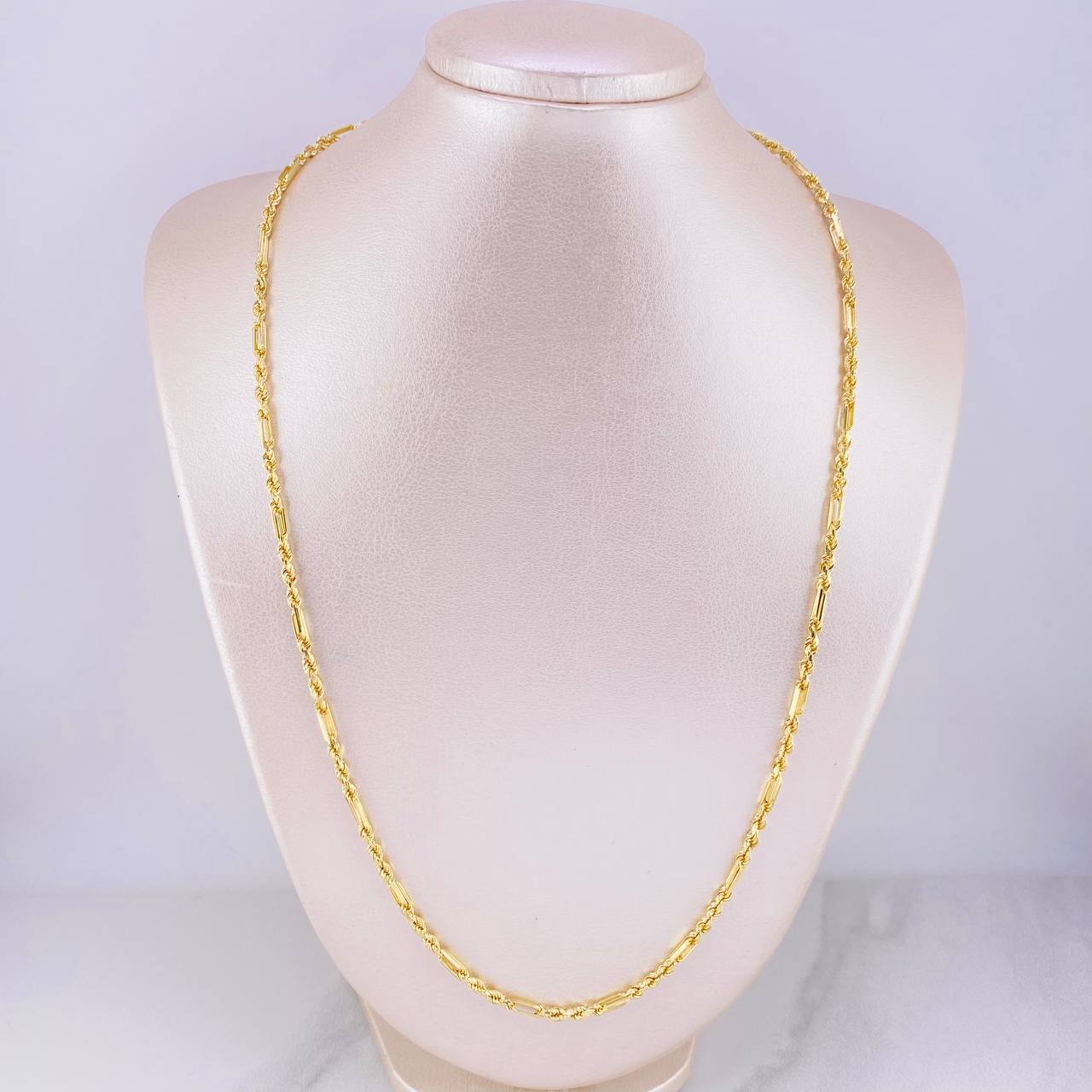 Cadena Lazo Especial 12.6g / 60cm / 3mm Oro Amarillo 18K