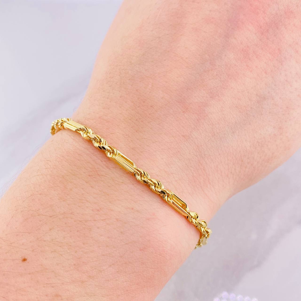 Pulso Lazo Especial 6.5g / 20.6cm / 3.5mm Oro Amarillo 18K
