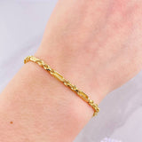 Pulso Lazo Especial 6.5g / 20.6cm / 3.5mm Oro Amarillo 18K