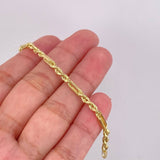 Pulso Lazo Especial 5.2g / 19.9cm / 3mm Oro Amarillo 18K