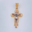 Dije Cruz Cristo Milagroso De Buga 4gr / 3.8cm / Tres Oros 18K $