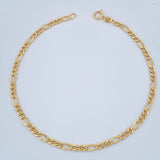 Pulso Figaro 1gr / 19.5cm / 2mm Oro Amarillo +1 18K %