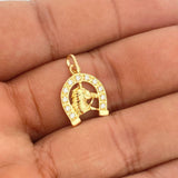 Dije Herradura Caballo 1.75gr / 2cm / Oro Amarillo 18K +