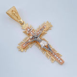 Dije Cruz Cristo Milagroso De Buga 5.15gr / 4.6cm / Tres Oros 18K %
