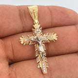 Dije Cruz Cristo Milagroso De Buga 5.15gr / 4.6cm / Tres Oros 18K %