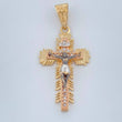 Dije Cruz Cristo Milagroso De Buga 3.95gr / 3.6cm / Tres Oros 18K %