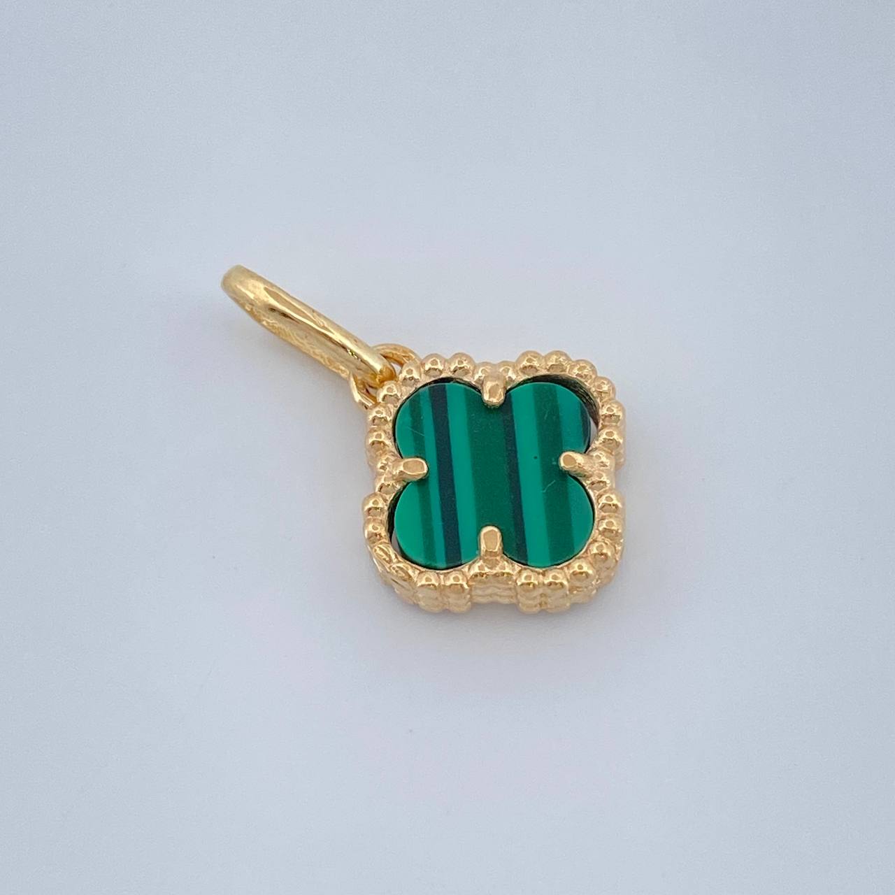 Dije Trebol 1.2gr / 1.7cm / Oro Amarillo Nac.Esp. 18K %
