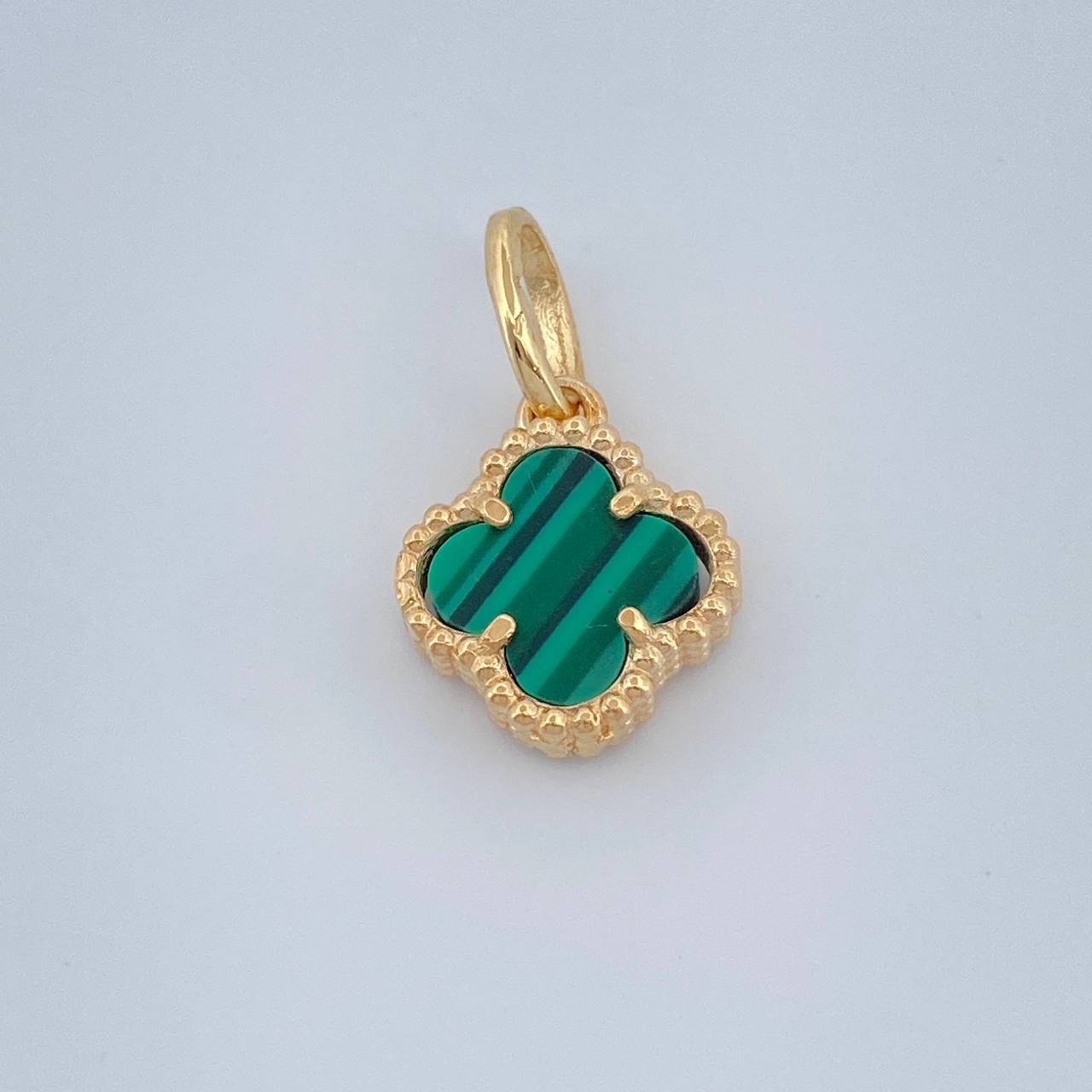 Dije Trebol 1.2gr / 1.7cm / Oro Amarillo Nac.Esp. 18K %