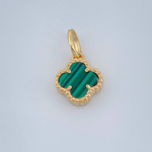 Dije Trebol 1.2gr / 1.7cm / Oro Amarillo Nac.Esp. 18K +
