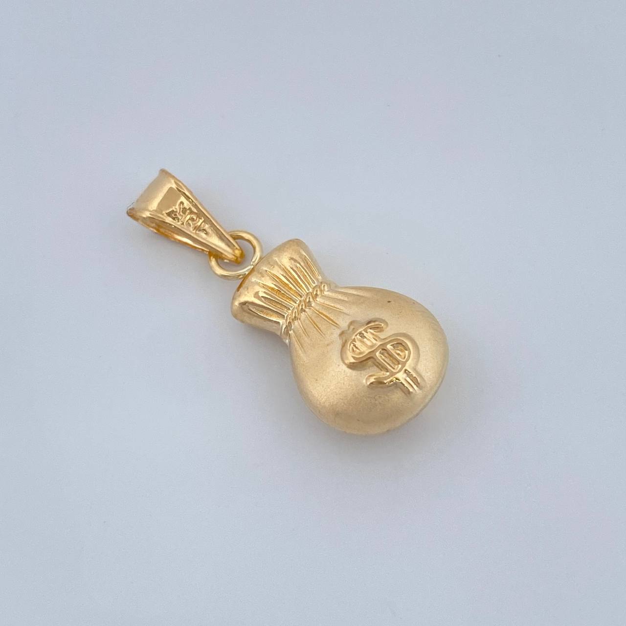 Dije Bolsa de Dinero 0.75gr / 2.3cm / Oro Amarillo 18%
