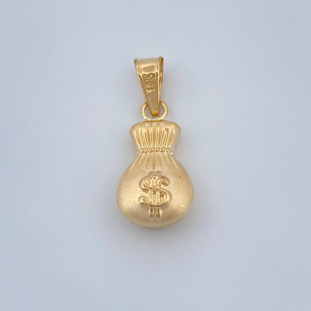 Dije Bolsa de Dinero 0.75gr / 2.3cm / Oro Amarillo 18%